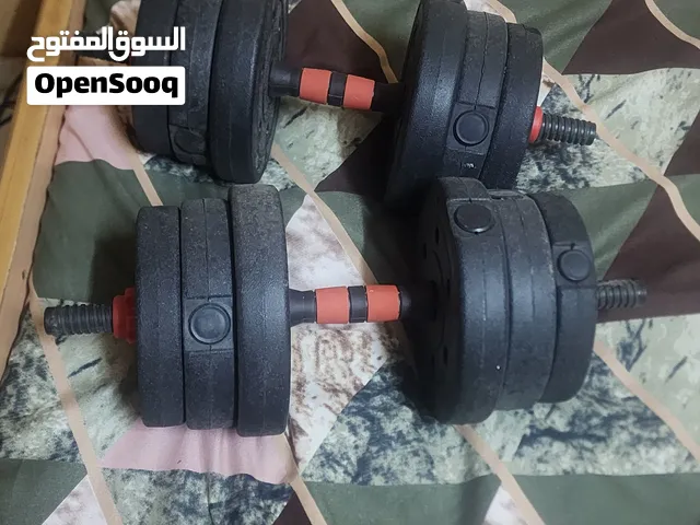 أوزان حرة للتمارين (12 كيلو الدمبل الوحدة)