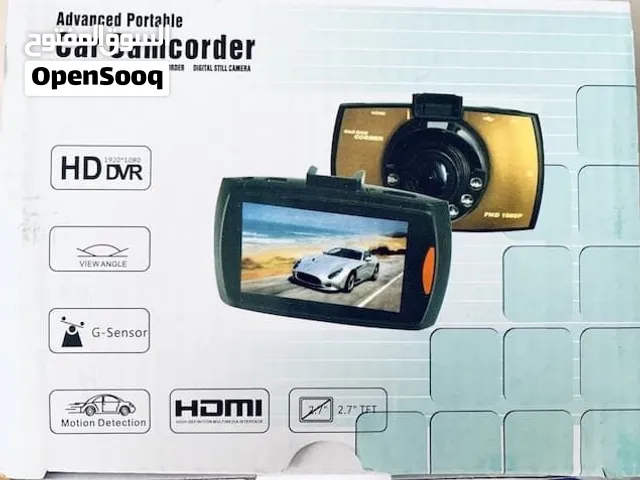 كامرة داش كام سيارات دقة تصوير HD1080 شاشة 2.7 إنش G-Sensor  تسجيل أثناء القيادة  تركيب سهل
