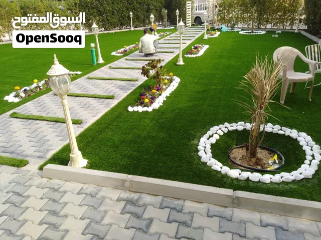 تنسيق حدائق ومبيعات ثيل طبيعي وصناعي