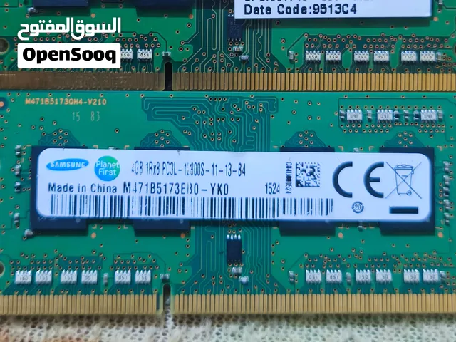 رامات لابتوب DDR3 4×2 السعر 20 الف