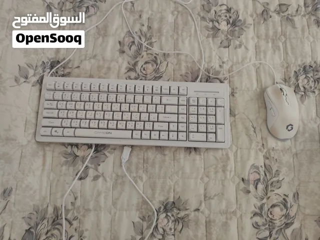 بيع كيبورد و ماوس جيمنج من شركة جيم اون (بدون سماعات)