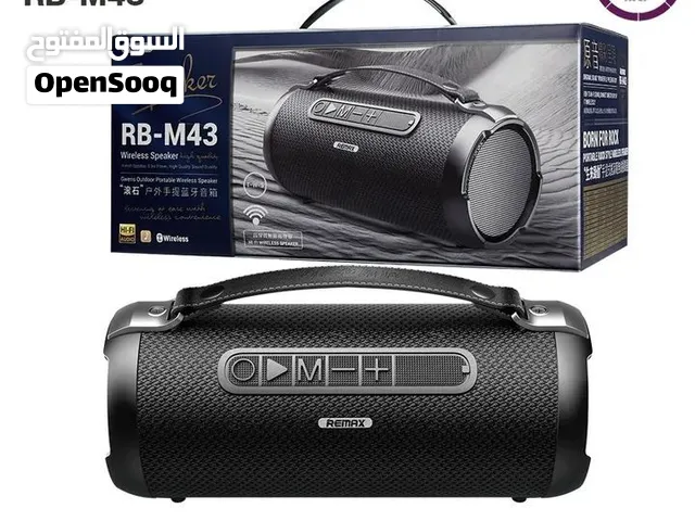 مكبر صوت لاسلكي محمول للاستخدام الخارجي من ماركة ريماكس، موديل Remax RB-M43 Gwens Outdoor Bluetooth