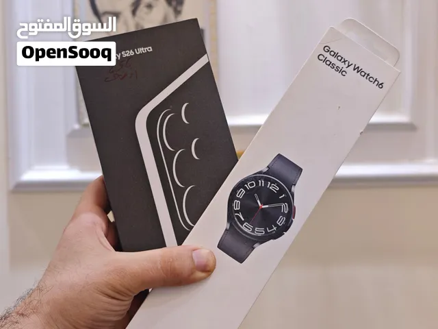 s26 ultra مع samsung watch 6 classic