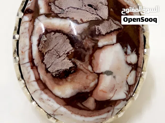 خاتم ملكي عقيق يماني جزع خرائطي تحفه راقيه ومنظر عجيب