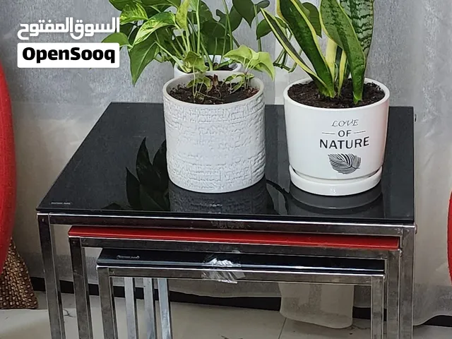 3-Piece Chrome Nested Side Tables – Glass Tops — BD 15