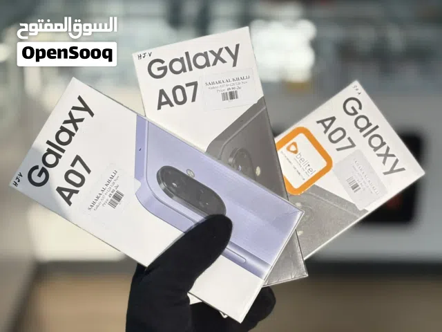 Sumsung Galaxy A07 4GB 128GB  Model:-SM-A075F/DS Colour:- Black,Light violet,