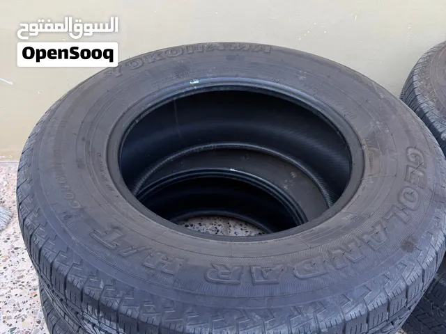 للبيع اربع اطارات يوكوهاما 285/70/17