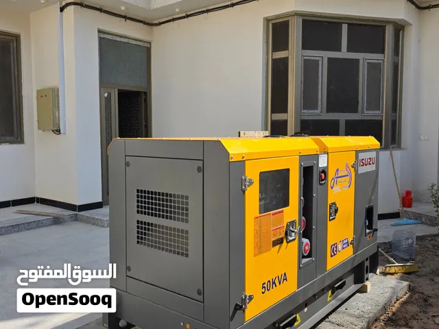 مولد Isuzu ياباني 50kv جديد داخل الضمان مامستخدم