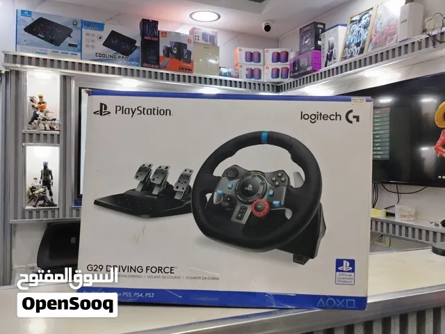 ستيرنج لوجيتك G29 لجميع انواع اجهزة البلايستيشن وال PC بحالة الجديد بالكرتونة