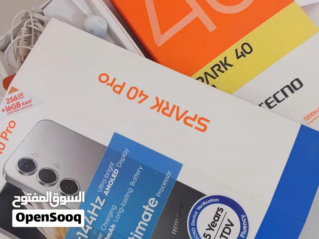 جهاز تيكنو سبارك 40 برو ذاكره 256