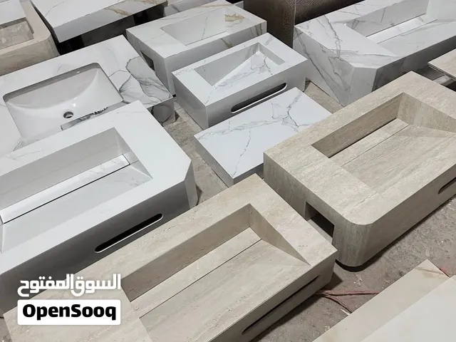 تنفيذ جميع أعمال البورسلان (مغاسل،اسطح مطابخ،جزر مطابخ،كاونترات،درج ....)