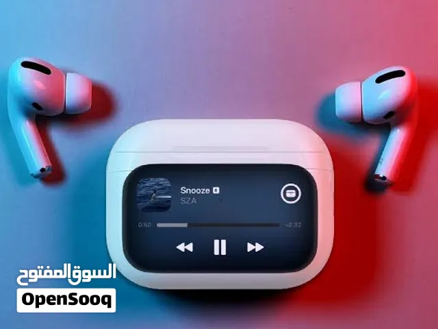 سماعة بلوتوث لاسلكي الجديد ابو شاشه A9 Pro التحكم باللمس مع خاصية ANC/ENC للحد من الضوضاء الداكنة