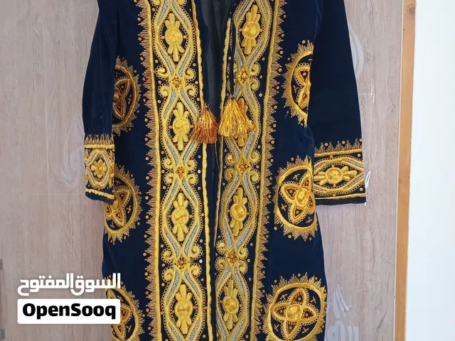Set of 3 brand new navy blue velvet front-open coats with embroidery شالح مخمل - excellent condition