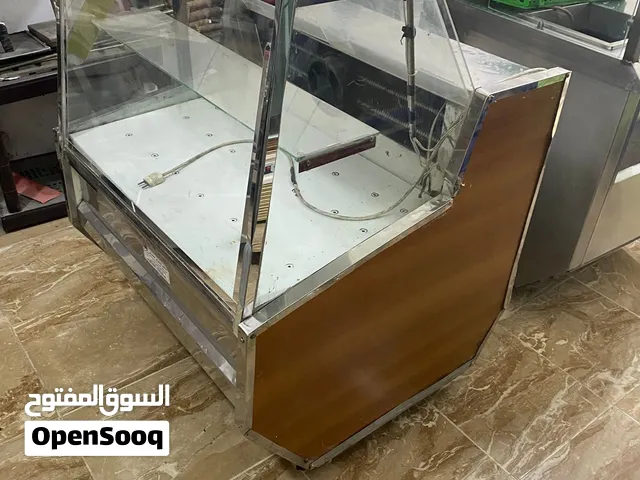 ثلاجة عرض دلي ستانلس ستيل