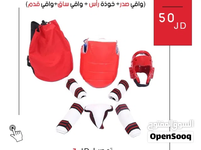 طقم تايكوندو كامل من الدولية_للأجهزة_الرياضية بسعر خرافي - للتمرين بثقة وأمان
