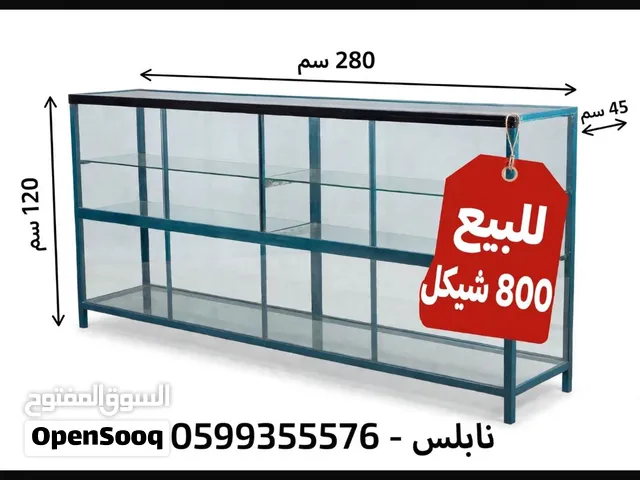 بترينا زجاج مع بروفيل حديد 30/30    السعر قابل للنقاش