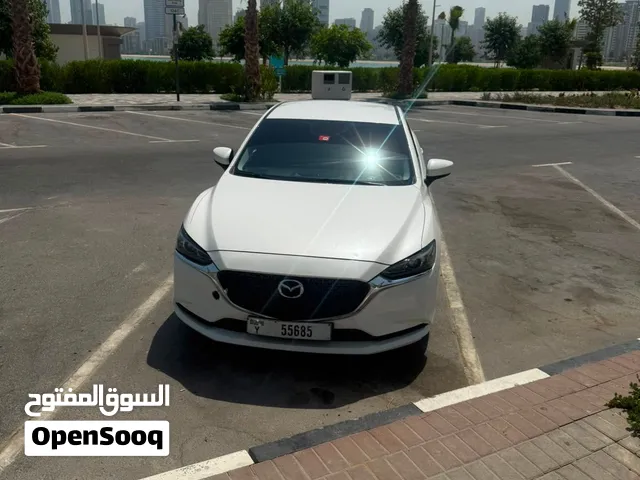 Mazda 6 model 2023 5 seats  screen white colour سياره مازدا 6 حديثه اقتصاديه بها شاشه 5 راكب