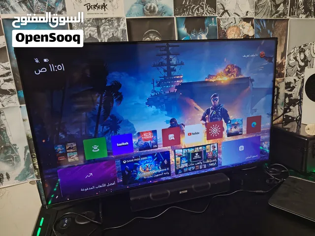 شاشة سامسونج حجم 43 دقة 4k سمارت بحالة جيدة جدا ضمان سنة
