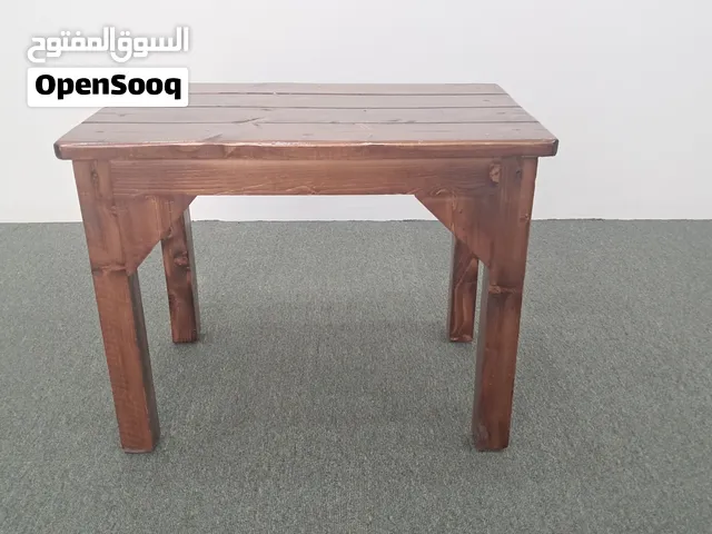 small wooden tables