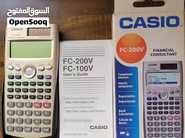 آلة حاسبة للاستخدام المالي جديدة في العلبة الأصلية