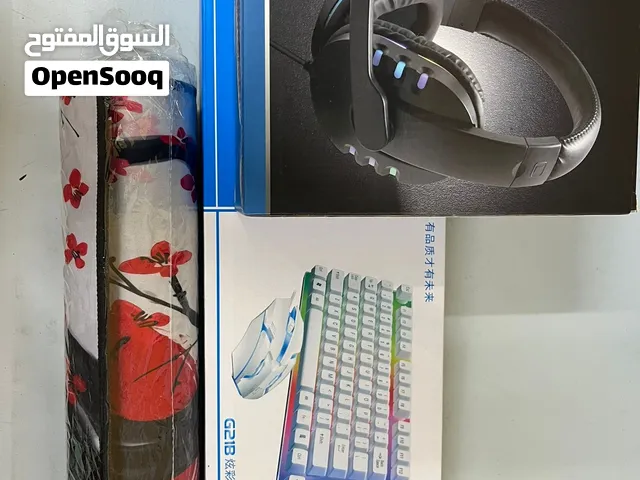 (ماوس و كيبورد+ماوس باد+سماعة) عرض لقطة