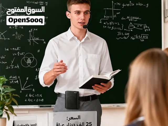 سبيكر معلمين إذا كنت مدرس وتريد صوتك يوصل لكل الطلاب  .السعر: 25 ألف دينار عراقي ويوجد توصيل مفيد جد