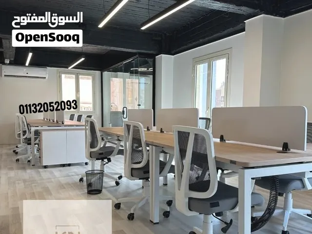 ورك استيشن سداسيه/خلية عمل/بارتيشن/مكاتب موظفين/وحدات كول سنتر/وحدات عمل/work station/اثاث مكتبي