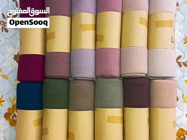 شيلات خامة قطنيه درجة أولى بجميع الالوان