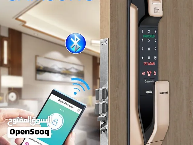 قفل باب ذكي سامسونج ذهبي Samsung Smart Lock SHP-DP920FGجديد بالكرتونة