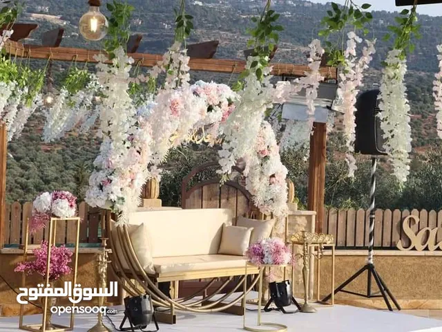 كوشات فاخرة للإيجار للاعراس وحفلات الخطوبة