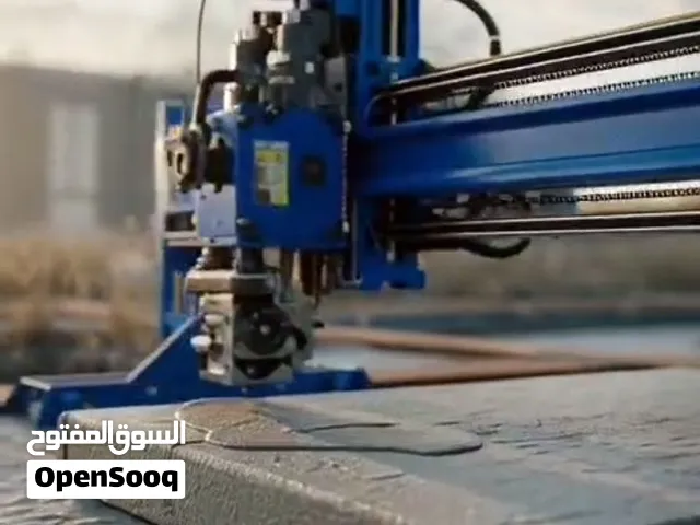 تصنيع ماكينه طباعه ثلاثيه الابعاد  لبناء منازل من دور واحد  3D Printeng