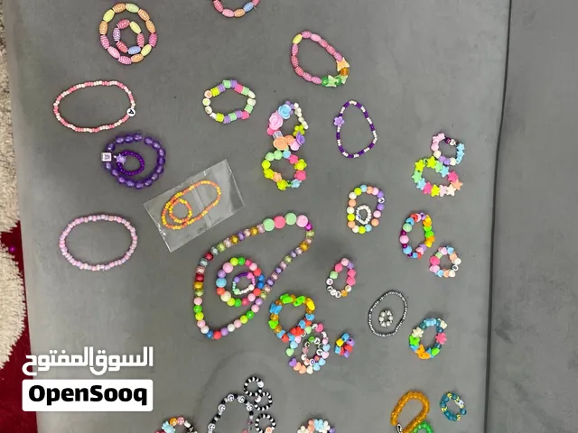 مجموعة أساور خرز (الوصف مهم) بسعر لقطه