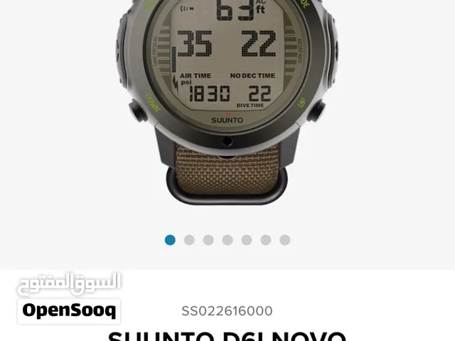 ساعة سونتو نوفا D6i للغوص Suunto D6i Novo Stealth Zulu