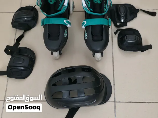 Kids Roller inline skate adjustable 32 upto 36 size  زلاجة رولر سكيت للاطفال قياس 32 حتى 36