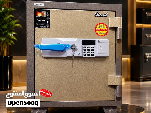BOOIL 610  أقوى خزنة كورية بنظام ديجيتال مركزي ومفاتيح غير قابلة للنسخ لحماية