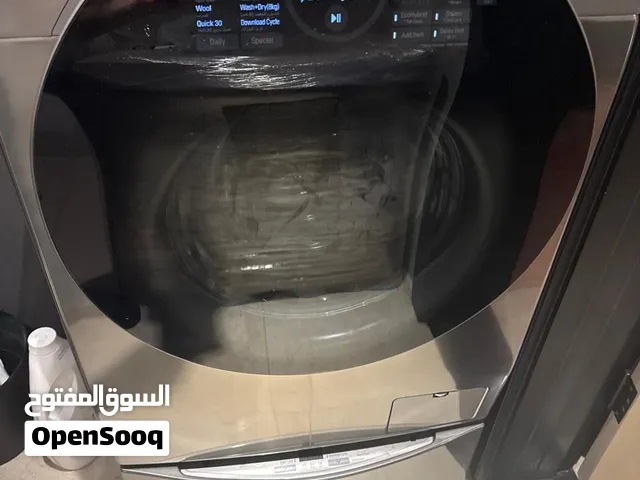 غسالة LG 12 كيلو مع حوض 3 كيلو