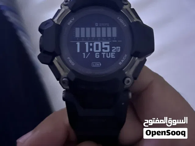 كاسيو جي-شوك، مميزة  جدا -ساعة ذكية للرياضيين بكامل الملحقات والبوكس والكرت..ضمان دولي موديل 2025
