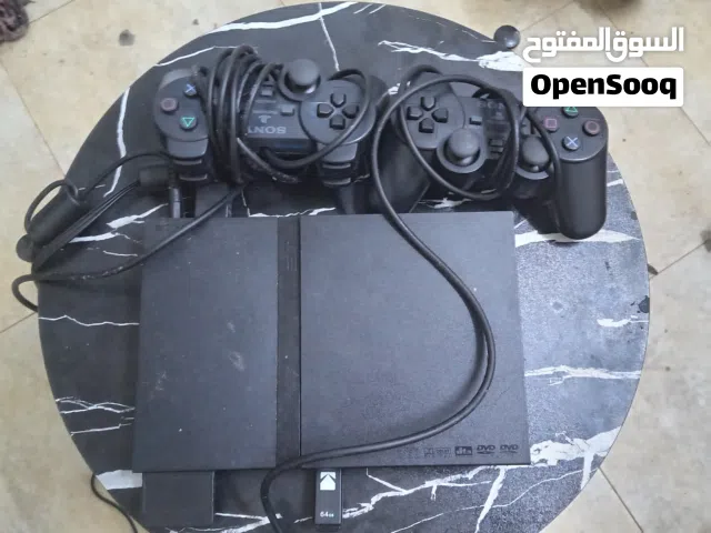 بلاي ستيشن 2 مستعمل مهكر.. بحالة ممتازة.. مع HD و فلاش بسعة 64 قيقا متوفر به 16 لعبة مع كنترول