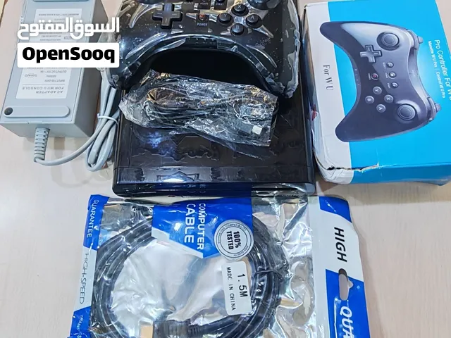 نيتندو وي يو 32جيجا مهكر جاهز نظيف مره  ويد برو جديده و اغراضه والعاب