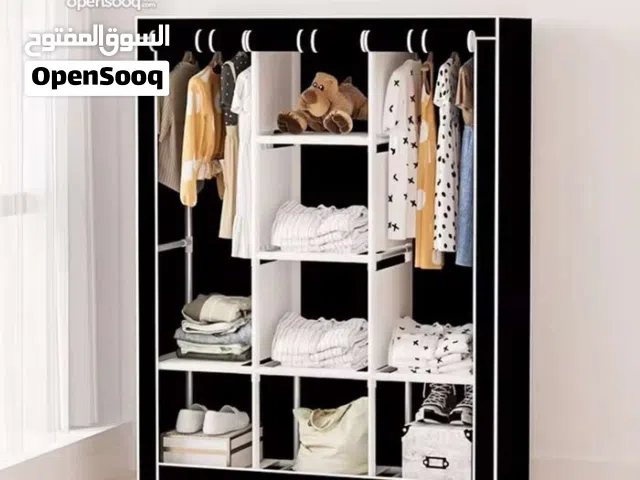 دولاب قماش للملابس سهل التركيب والتفكيك  ذو جودة عالية و مقاوم للأتربة والغبار