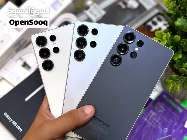 عرض خاص : Samsung S25 ultra 512gb هواتف نظيفة جدا بحالة الوكالة بدون اي شموخ أو مشاكل ما مبطلات