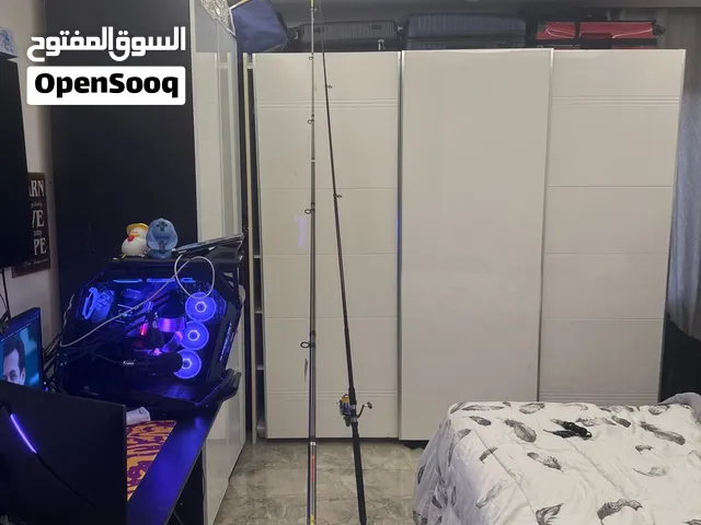 (Bundle) 2 Fishing Rods for Sale (Tools Included) صنارتان للصيد للبيع (الأدوات متضمنة)