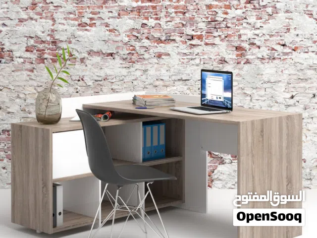 مكتب زاوية مميز للدراسة والعمل عدة الوان