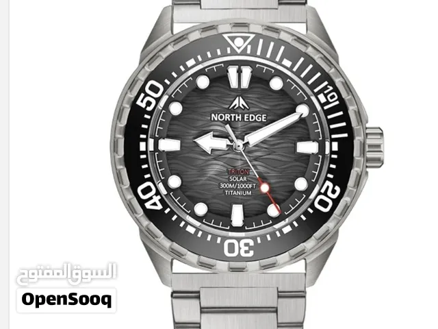 north edge diver watch titanium new
