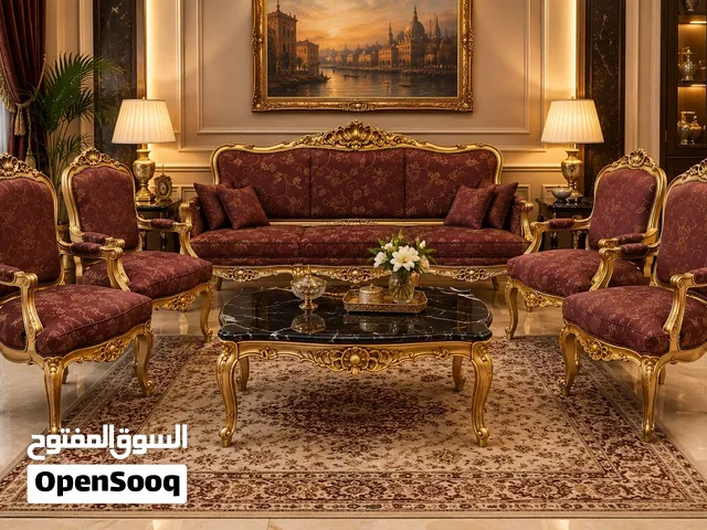 صالون ملكي زان طبيعي 100٪  ذهب فرنساوي اصلي 100٪  طقم نادر