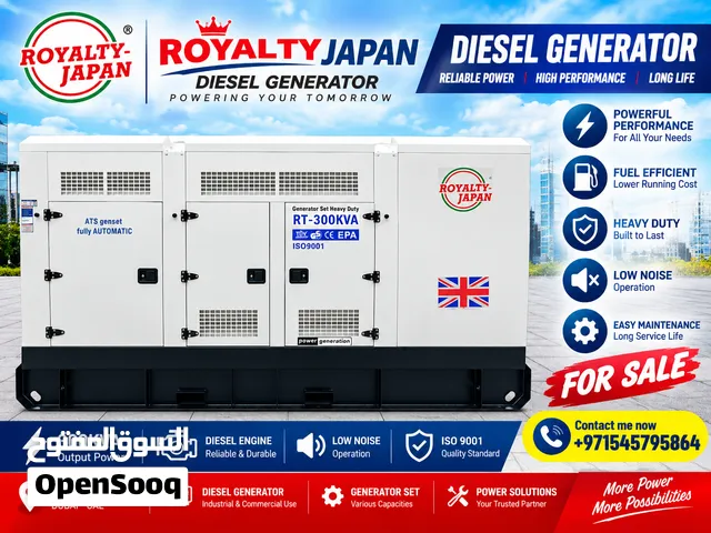 Royalty Japan Generator 300Kw