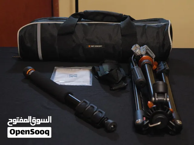 K&F Concept Tripod with Fluid Head FH-03 مستخدم مرة وحدة