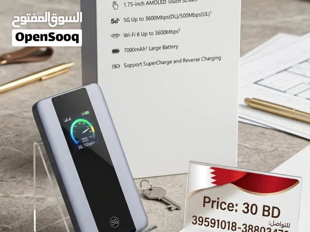 5G wifi zain 15BD , STC 25BD , unlocked 30 BD