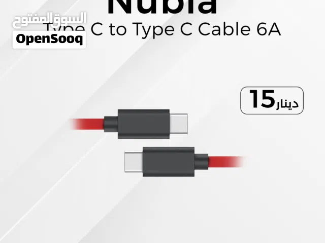 Nubia REDMAGIC Type-C To Type-c 6A سلك شحن ريدماجيك تايب سي 6 آمبير