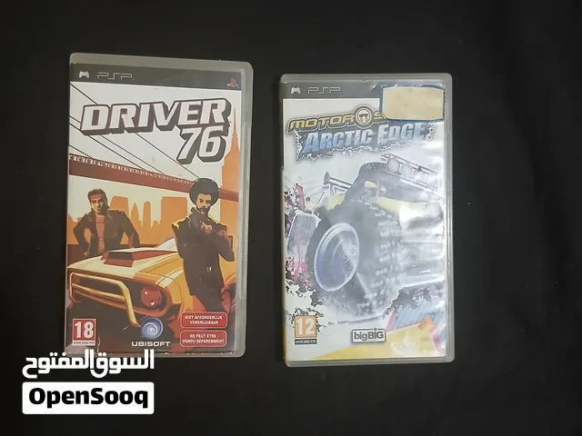 ألعاب PSP أصليّة بحالة ممتازة (Driver 76 / MotorStorm Arctic Edge / Gran Turismo)